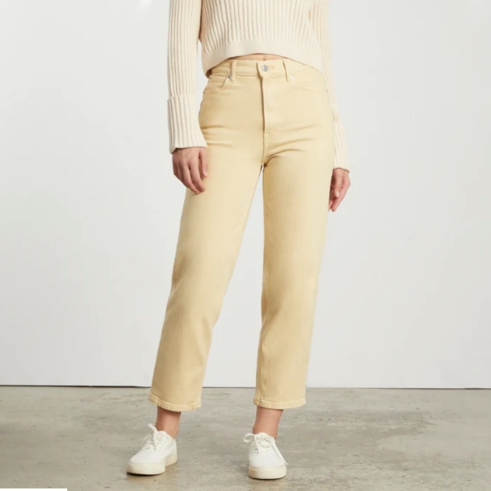 Everlane Way-High Jean in Archroma Soy Bean
